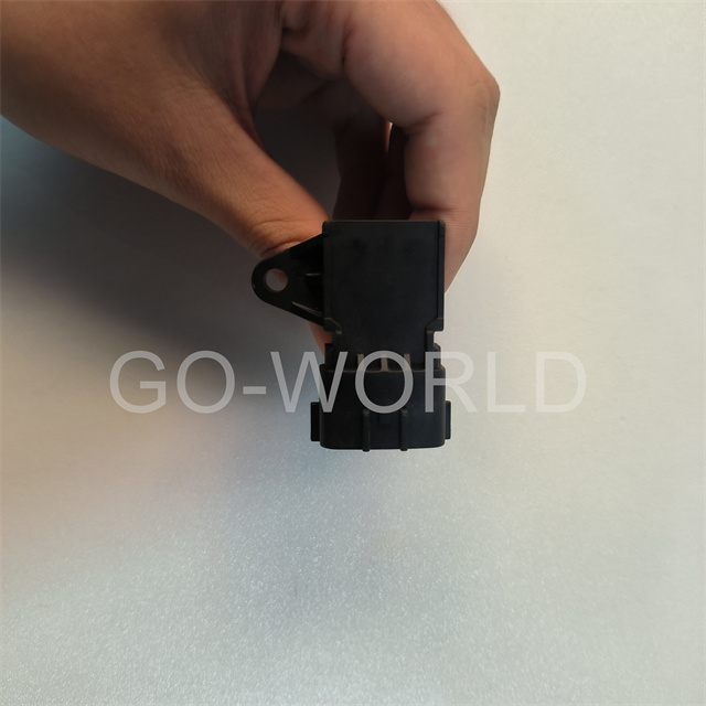 5WK96841 2045431 4Bar (4 Bar) Manifold Intake Air Pressure Sensor MAP Sensor Fit for Renault Peugeot 405 Kia Pride for Citroen (Color : Black)